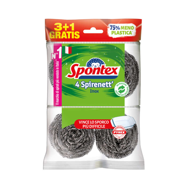 Bureti Spontex Inox 4Bucati SPONTEX - 1