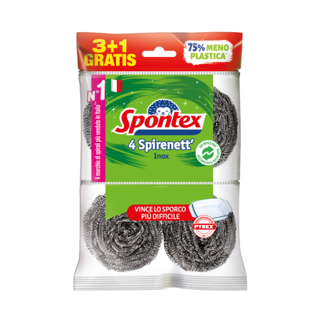 Bureti Spontex Inox 4Bucati SPONTEX - 1