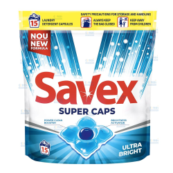 Detergent Rufe Capsule Savex Pure Clean 15 Buc