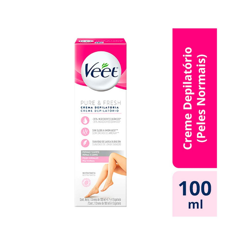 Crema Depilatoare Veet - 100Ml Piele Normală Veet - 1
