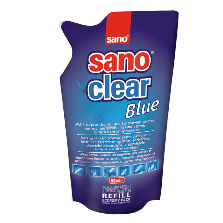 Solutie Geam Rezerva Sano Blue 750Ml Sano - 1