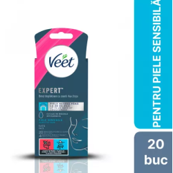 Benzi Depilatoare Fata Easy Gel Sensitive Skin 20 Buc Veet Veet - 1