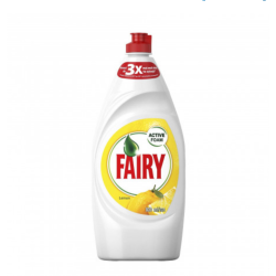Fairy Detergent Vase Lichid 800ml Lemon: Putere degresantă de lungă durată cu parfum de lămâie!