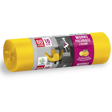 Saci Menaj Cu Urechi Lamaie 60L /16Buc Anna Anna - 1