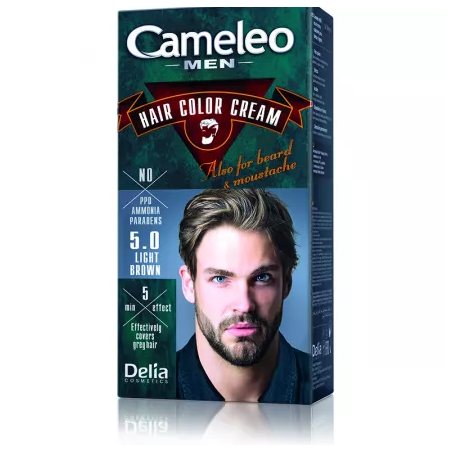 Cameleo Men Vopsea Barbati 5.0 Light Brown Cameleo - 1