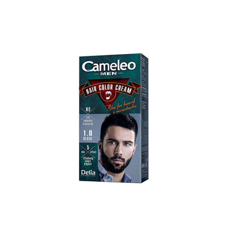 Vopsea De Par Barbati  /Barba/Mustata 1.0 Black Cameleo Cameleo - 1
