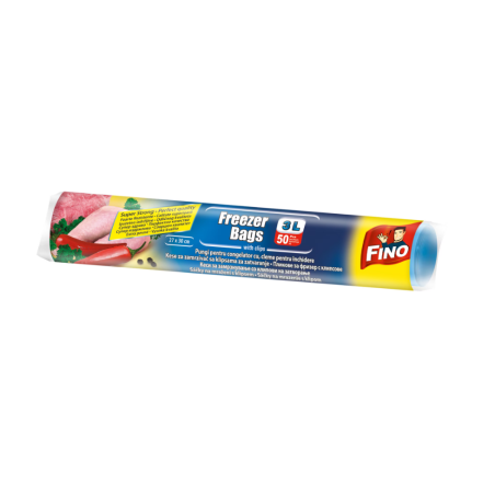 Pungi Congelator 50 Buc  3 L Fino Fino - 1
