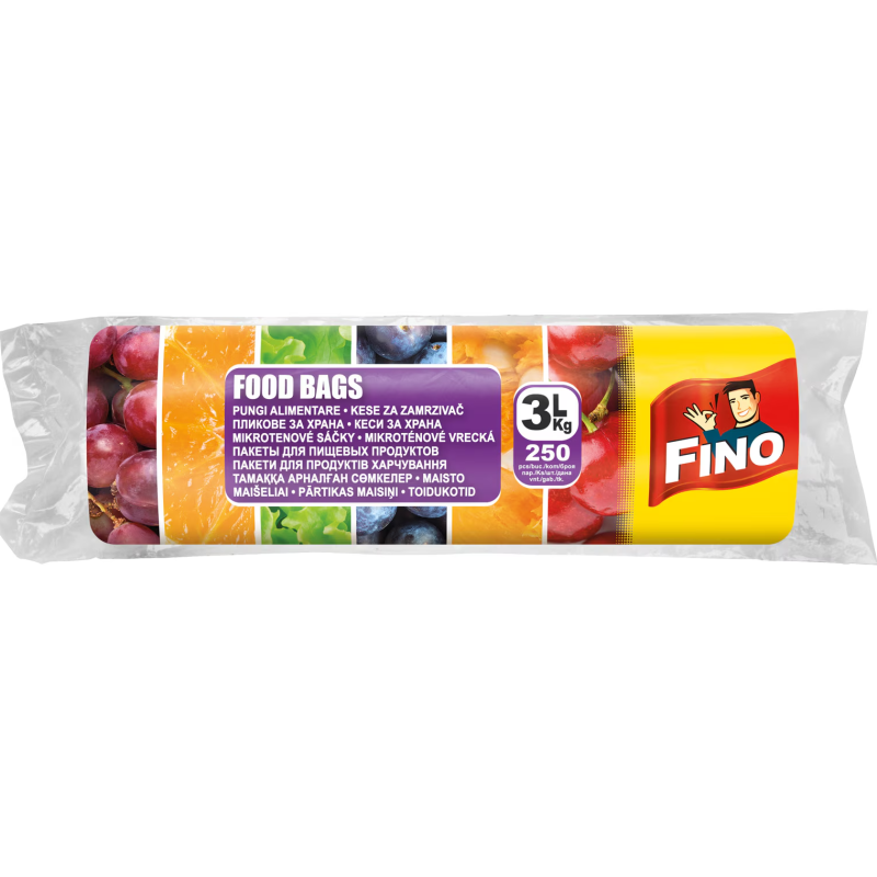 Pungi Alimentare Fino 3L 250Buc Fino - 1