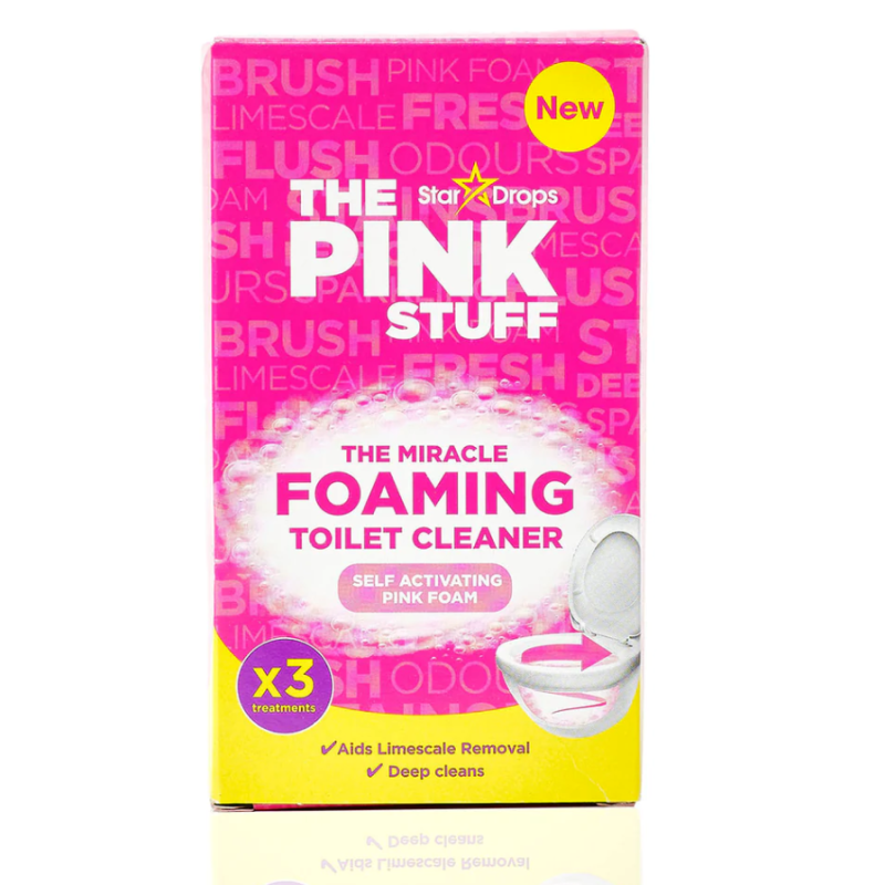 The Pink Stuff Pudra Spumanta Curatarea Vasului Toaleta 3x100G Pink Stuff - 1