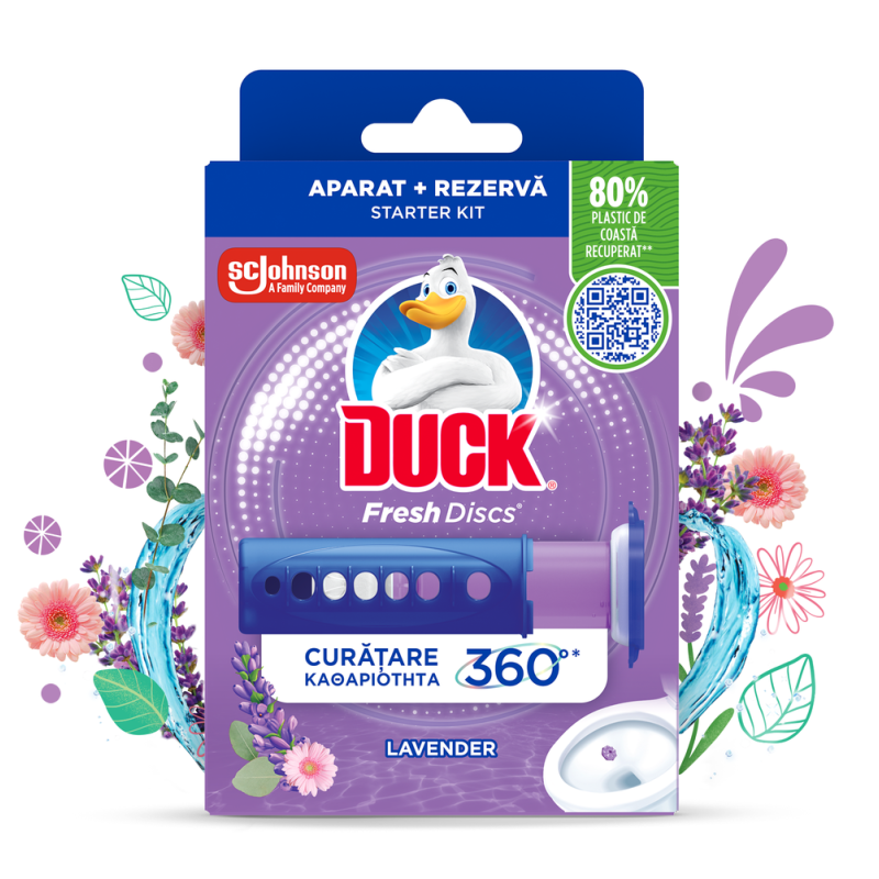 Aparat Wc Duck Fresh Discs Lavanda 36Ml Duck Anitra - 1