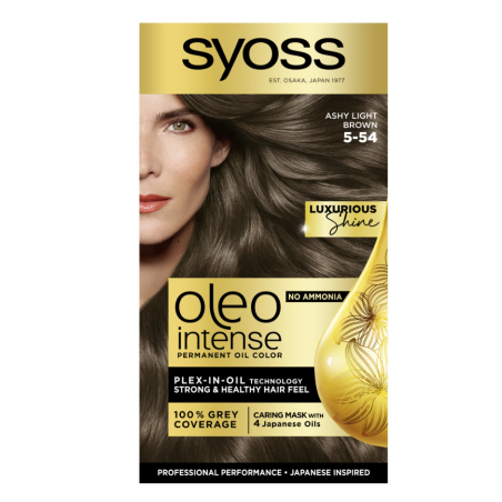 Vopsea De Par 5-54 Ashy Brown Syoss Oleo