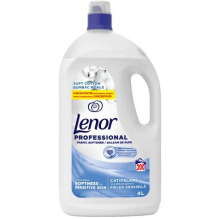Lenor Balsam Rufe 4L Professional Bumbac Moale 200 Spalari