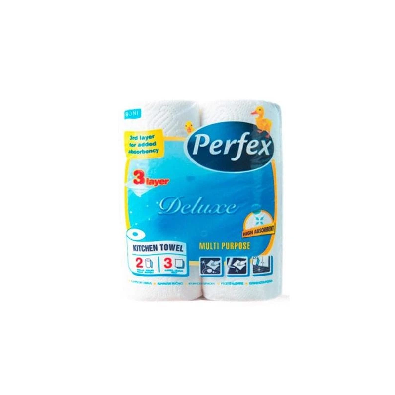 Prosop De Bucatarie 2 Role,3 Str Perfex Delux