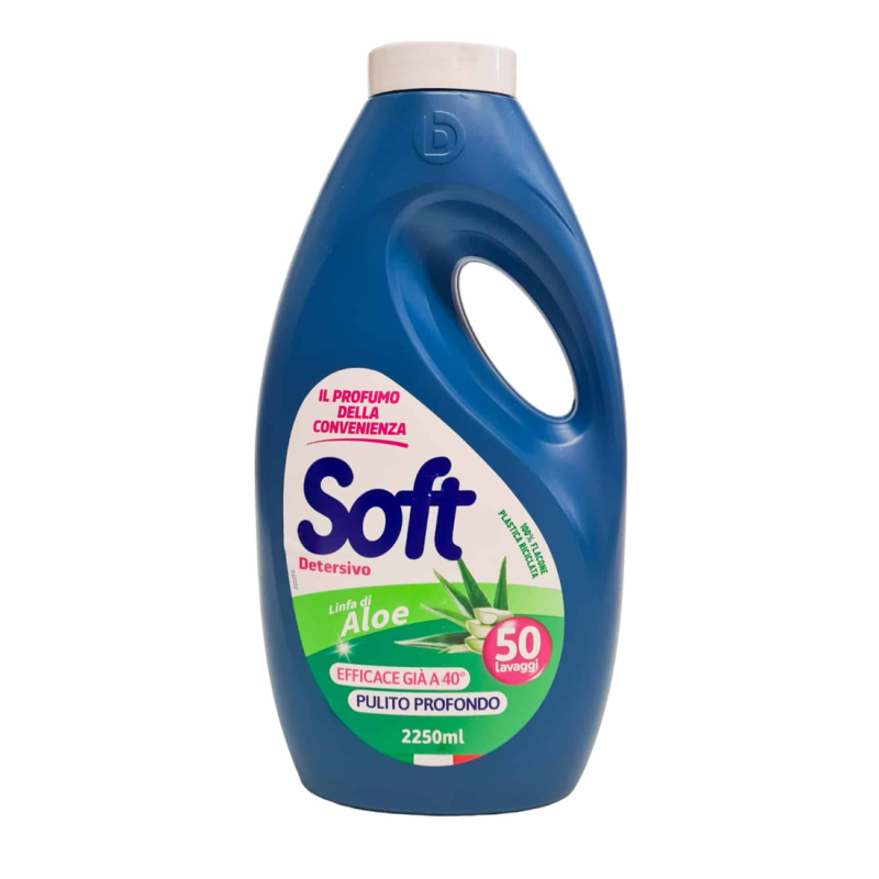 Detergent Lichid Soft Aloe 45 Spalari 2.250 Ml