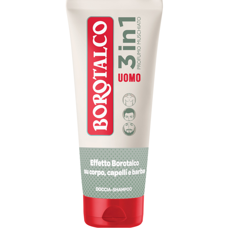Gel De Dus Borotalco 3In1 Muschio 200Ml