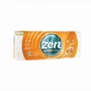 Hârtie Igienică Zen Almond 8 Role 3 Straturi