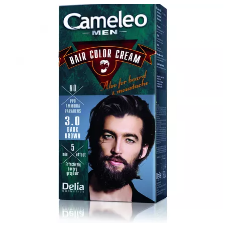 Cameleo Men Vopsea Barbati 3.0 Dark Brown