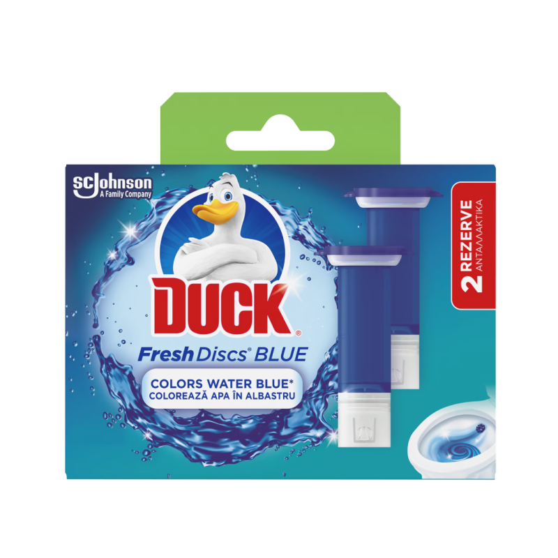 Duck Fresh Discs Rezerva 2X36Ml Twin Blue