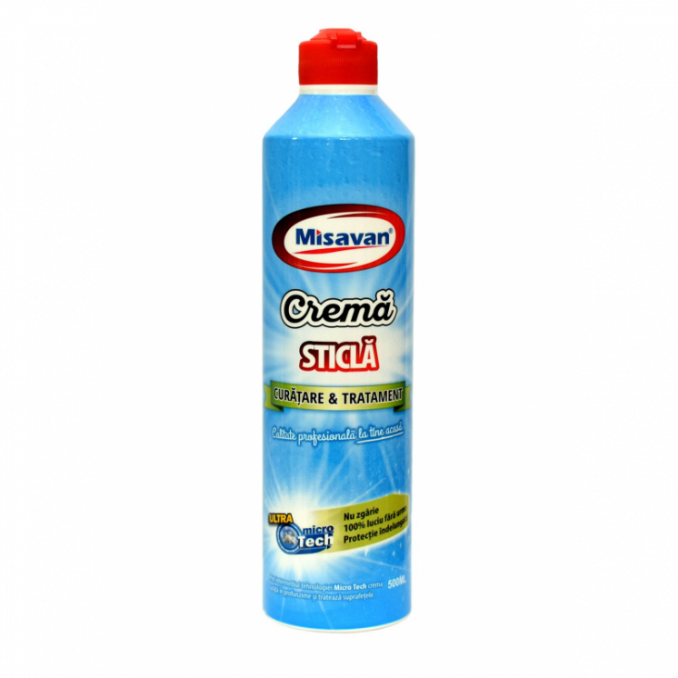 Crema De Tratament Pentru Suprafete Din Sticla Misavan - 500Ml