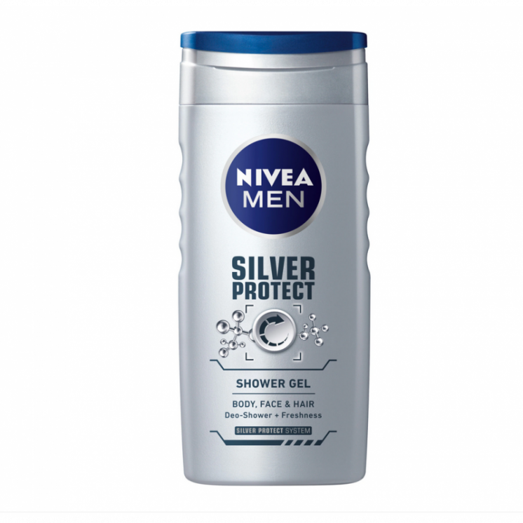 Gel De Dus Nivea Men Silver Protect 500Ml