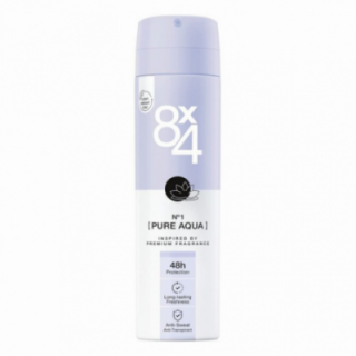 8X4 Deodorant 150Ml Pure Aqua