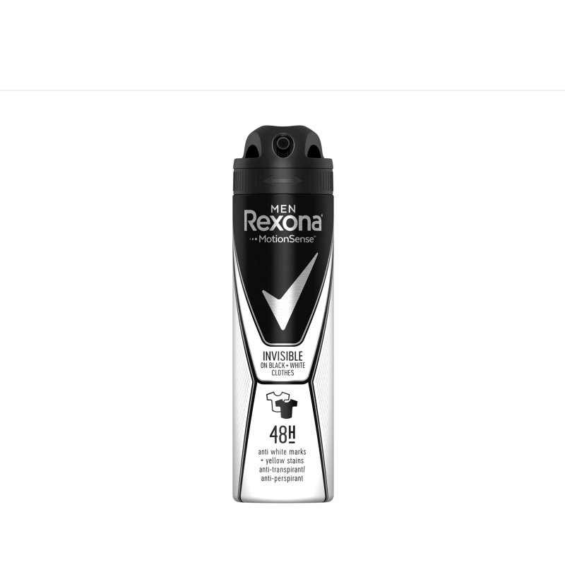 Antiperspirant Rexona Invisible Black & White 150ML