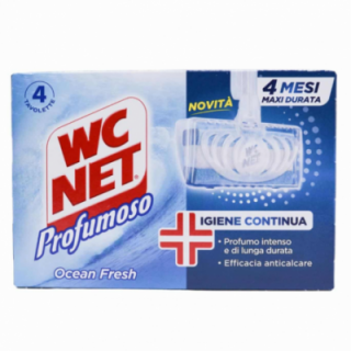 Odorizant Wc Net Profumoso Ocean Fresh 4 Buc