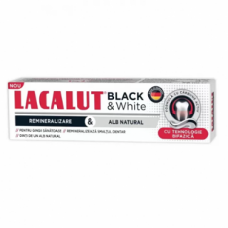 Pasta De Dinti Lacalut Black & White 75Ml